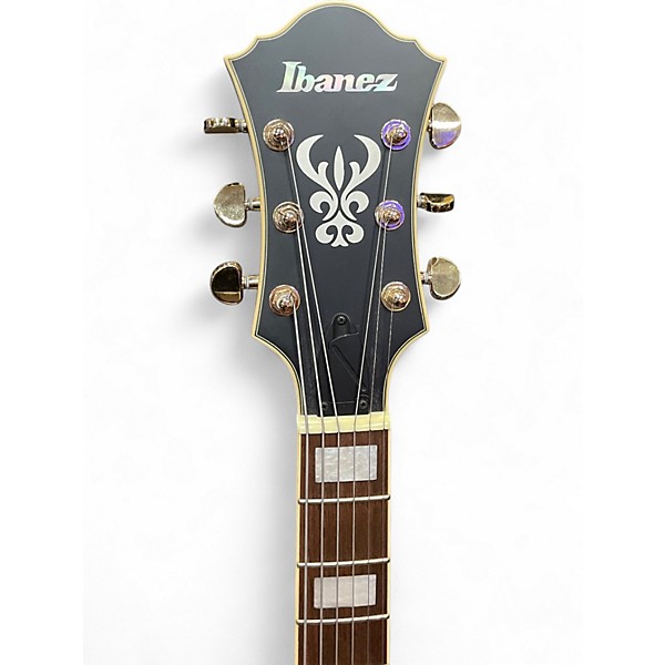 Used Ibanez ARTCORE AF75G Black Hollow Body Electric Guitar
