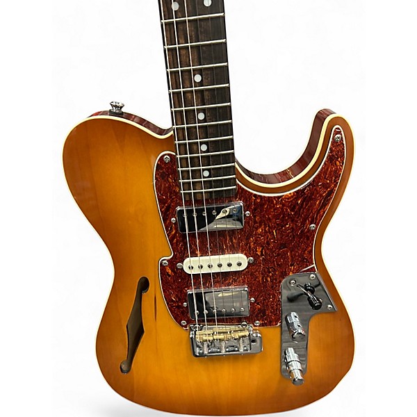 Used Fret-King COUNTRY SQUIER SUNBURST Hollow Body Electric Guitar