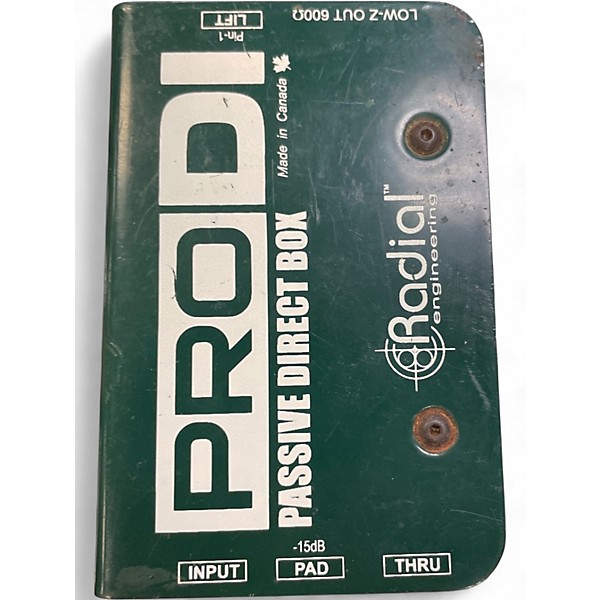 Used Radial Engineering PRO DI PASSIVE DIRECT BOX Direct Box