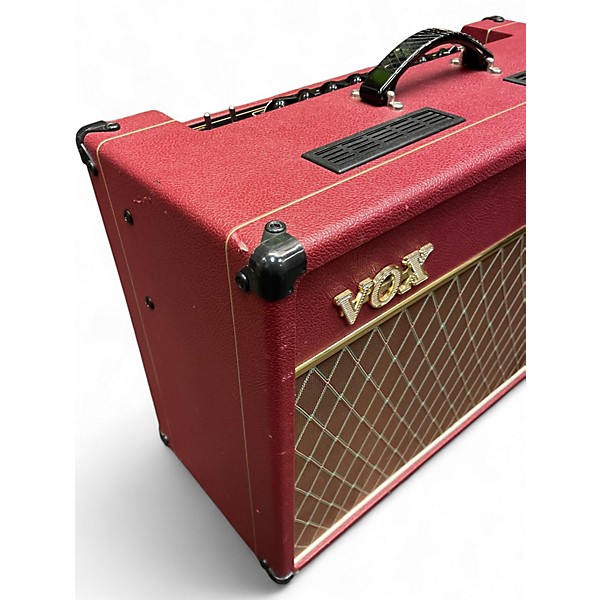 Used VOX AC15C1 15W Limited Edition Maroon Bronco Tube Guitar Combo Amp