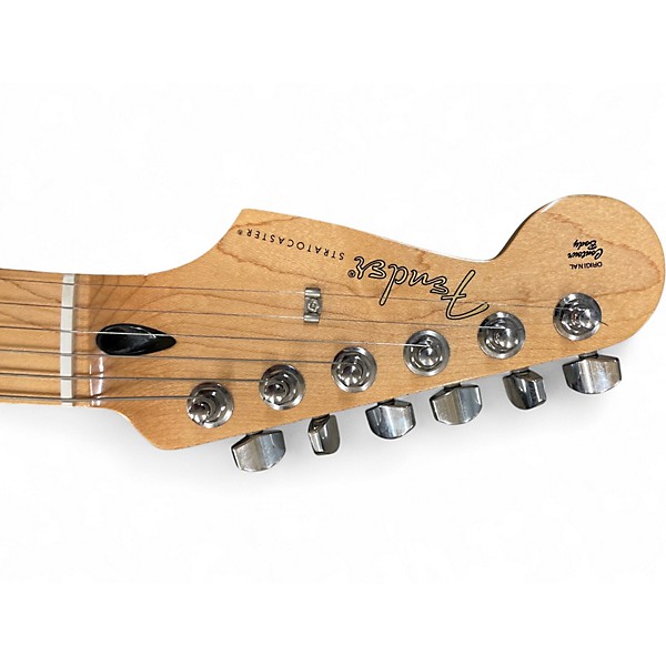 Used Fender Player Stratocaster Left Handed Capri Orange Solid Body Electric Guitar