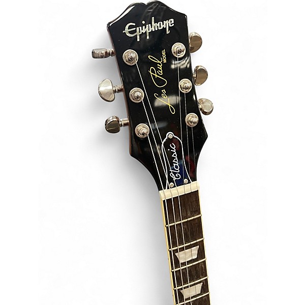 Used Epiphone Les Paul Classic Honeyburst Solid Body Electric Guitar