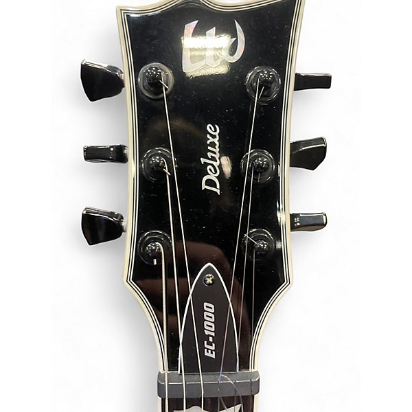 Used ESP LTD EC1000 Deluxe Black Solid Body Electric Guitar