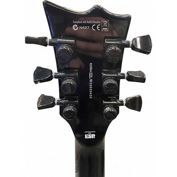 Used ESP LTD EC1000 Deluxe Black Solid Body Electric Guitar