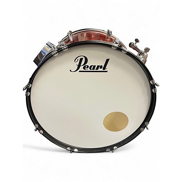 Used 2025 Pearl 5 Piece Roadshow Red Drum Kit