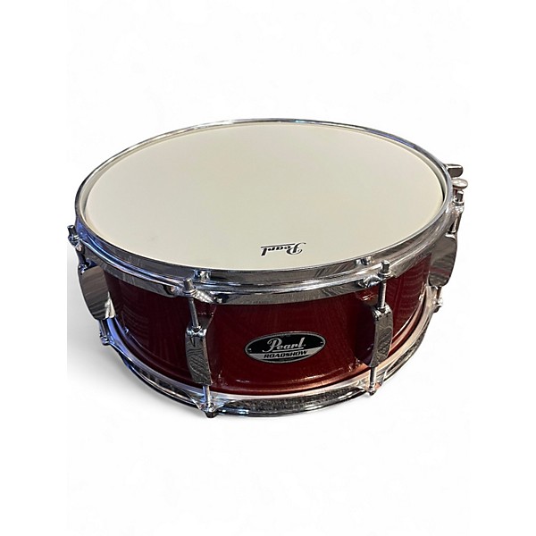 Used 2025 Pearl 5 Piece Roadshow Red Drum Kit