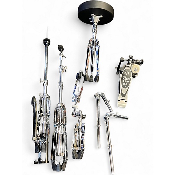 Used 2025 Pearl 5 Piece Roadshow Red Drum Kit