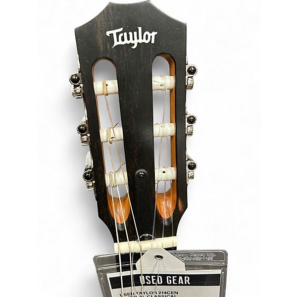 Used Taylor 214CEN Natural Classical Acoustic Electric Guitar
