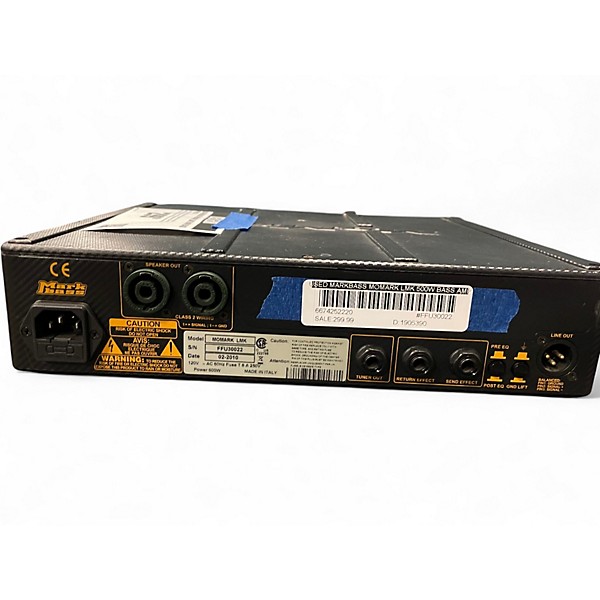 Used Markbass Momark LMK 500W Bass Amp Head