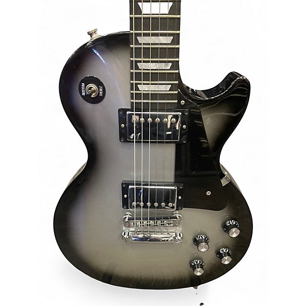 Used Gibson Les Paul Studio Silverburst Solid Body Electric Guitar