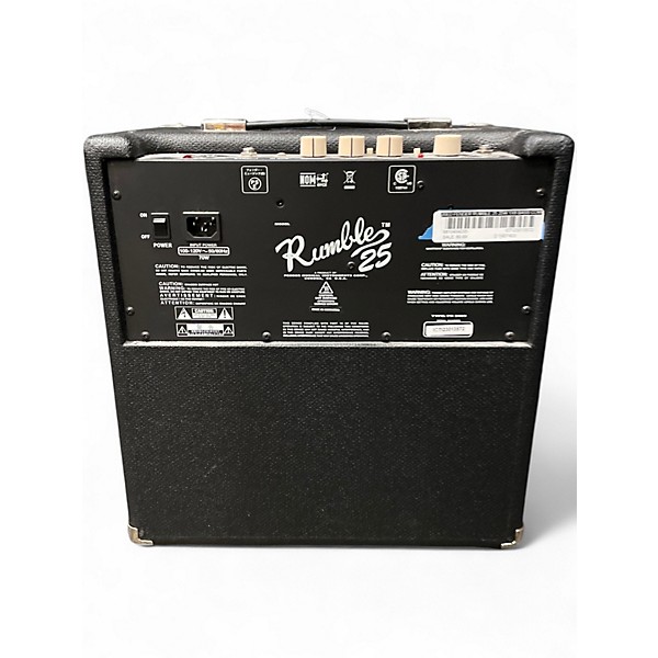 Used Fender Rumble 25 25W 1x10 Bass Combo Amp