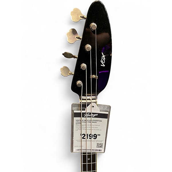 Vintage 1960s VOX phantom 4 black Electric Bass Guitar