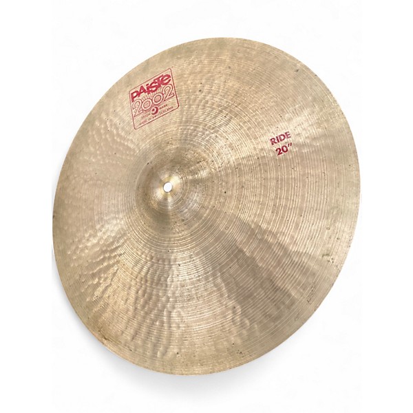 Used Paiste 20in 2002 Ride Cymbal
