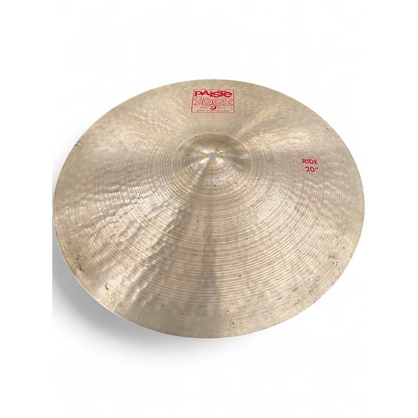 Used Paiste 20in 2002 Ride Cymbal