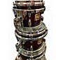 Used Gretsch Drums 5 Piece Renown Maple Dark Cherry Burst Drum Kit