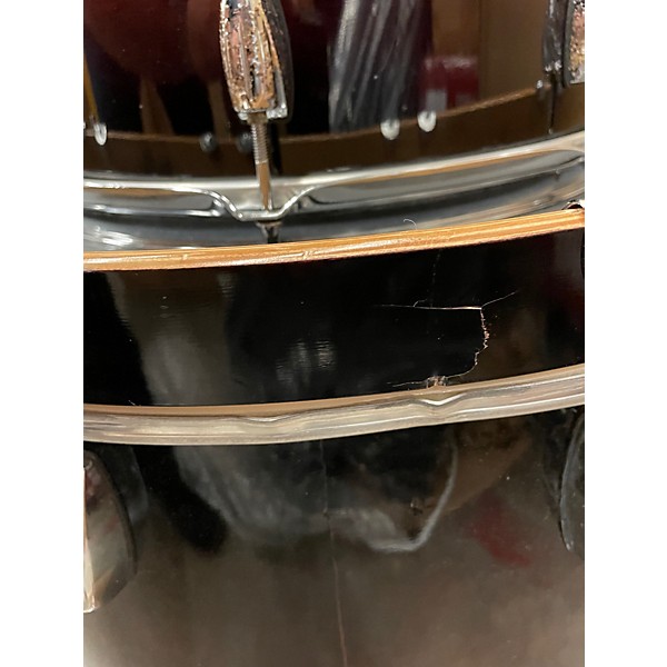 Used Gretsch Drums 5 Piece Renown Maple Dark Cherry Burst Drum Kit