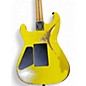 Used Charvel Custom Shop SD 1H Nitro Aged Graffiti Yellow Solid Body Electric Guitar