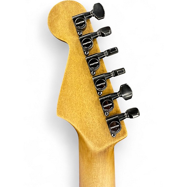 Used Charvel Custom Shop SD 1H Nitro Aged Graffiti Yellow Solid Body Electric Guitar