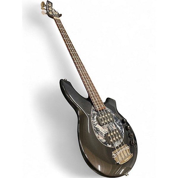 Used 2005 Ernie Ball Music Man Bongo 4 HH Sapphire Black Electric Bass Guitar