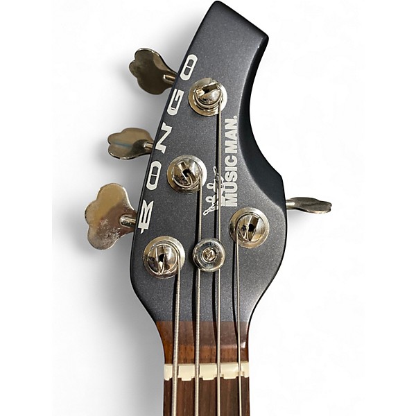 Used 2005 Ernie Ball Music Man Bongo 4 HH Sapphire Black Electric Bass Guitar