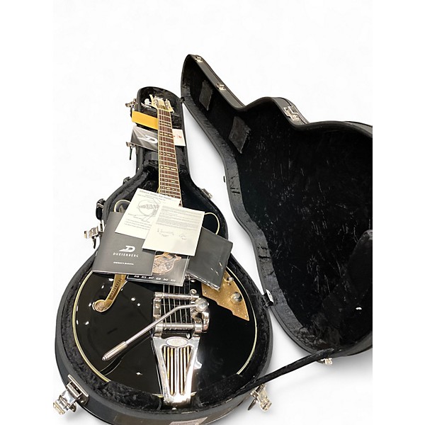 Used Duesenberg Alliance Series "Joe Walsh" Black and Gold Hollow Body Electric Guitar
