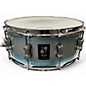 Used SONOR 14in AQ2 with Zikit Pro System Aqua Silver Burst Drum thumbnail