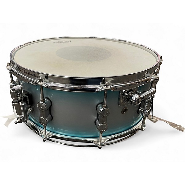 Used SONOR 14in AQ2 with Zikit Pro System Aqua Silver Burst Drum