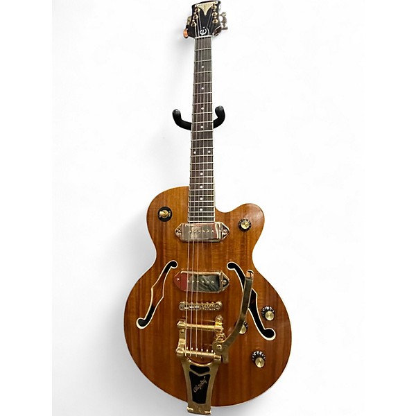 Used Epiphone Wildkat with Bigsby Natural Hollow Body Electric Guitar