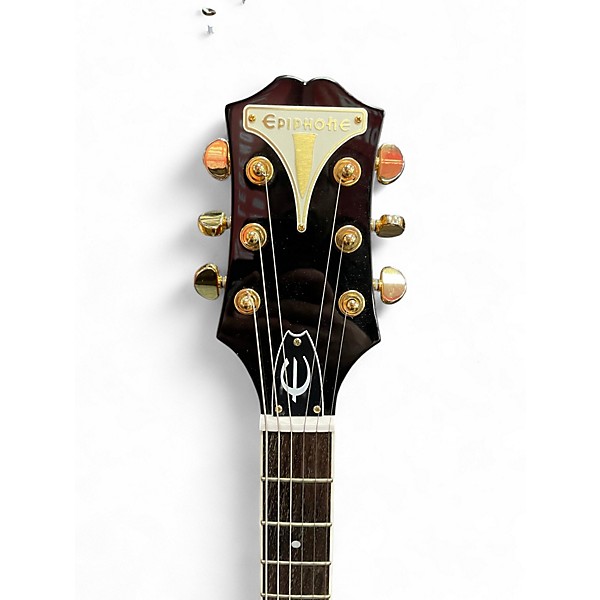 Used Epiphone Wildkat with Bigsby Natural Hollow Body Electric Guitar