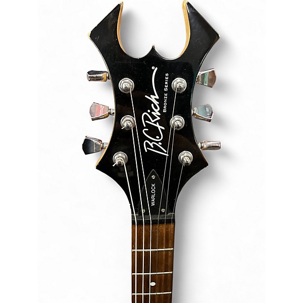 Used B.C. Rich Warlock Black Solid Body Electric Guitar