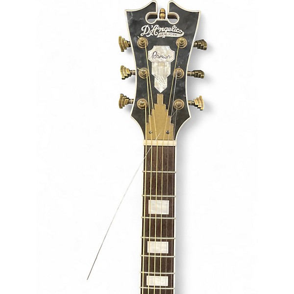 Used D'Angelico Premiere Gramercy Vintage Natural Acoustic Electric Guitar