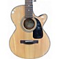 Used Fender GC140SCE Grand Concert Natural Acoustic Electric Guitar