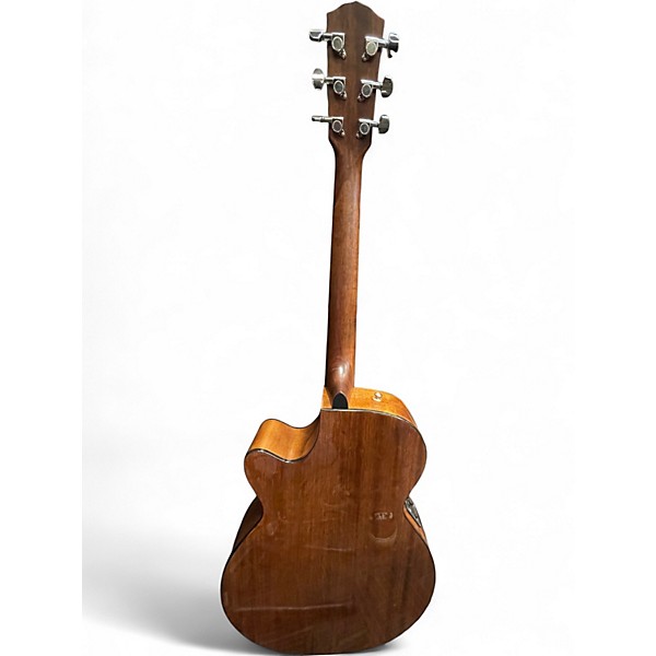 Used Fender GC140SCE Grand Concert Natural Acoustic Electric Guitar