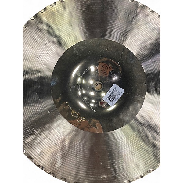 Used Zildjian 13.25in K Custom Hybrid Hi Hat Pair Cymbal