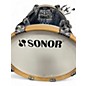 Used SONOR 4 Piece AQX Blue Drum Kit