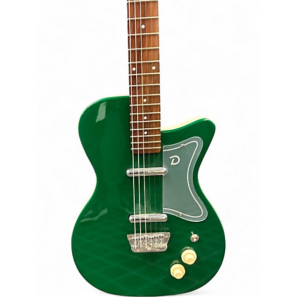 Used 2023 Danelectro Jade 57 Green Solid Body Electric Guitar