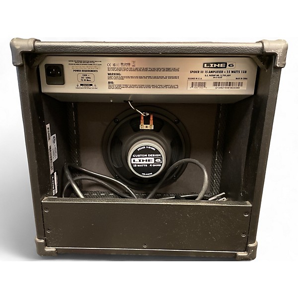 Used Line 6 Spider III 15 1X8 15W Guitar Combo Amp