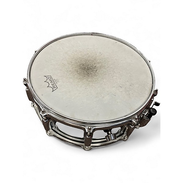 Used Mapex 14in STEEL SNARE DRUM Metallic Silver Drum