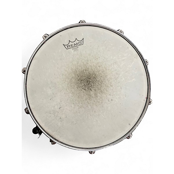 Used Mapex 14in STEEL SNARE DRUM Metallic Silver Drum