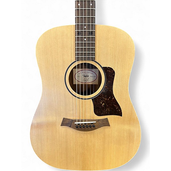 Used Taylor BBTE Big Baby Left Handed Natural Acoustic Electric Guitar
