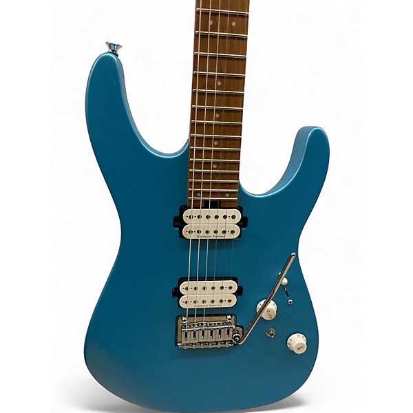 Used Charvel Pro Mod DK24 HH 2PT CM Matte Blue Frost Solid Body Electric Guitar