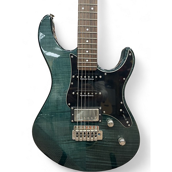 Used Yamaha PAC612VIIFM Indigo Blue Solid Body Electric Guitar