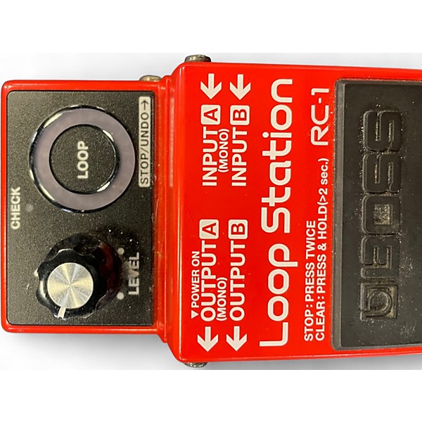 Used BOSS RC1 Loop Station Pedal