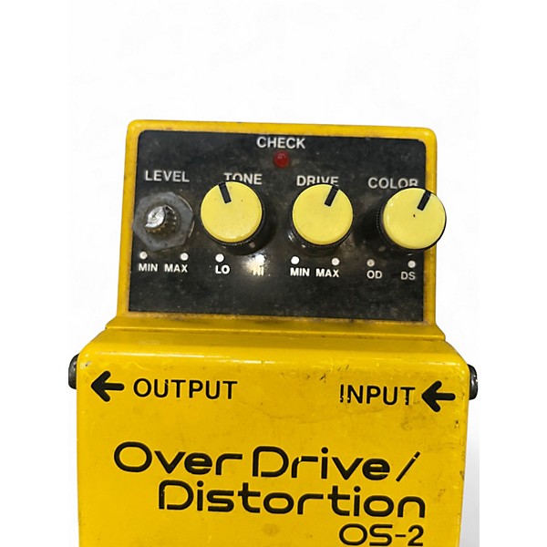 Used BOSS OS2 Overdrive Distortion Effect Pedal