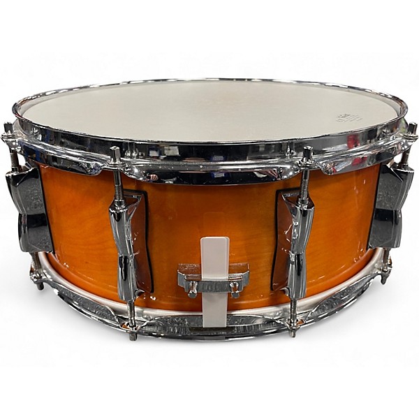 Used Yamaha 14X5.5 Stage Custom Snare Honey Amber Drum