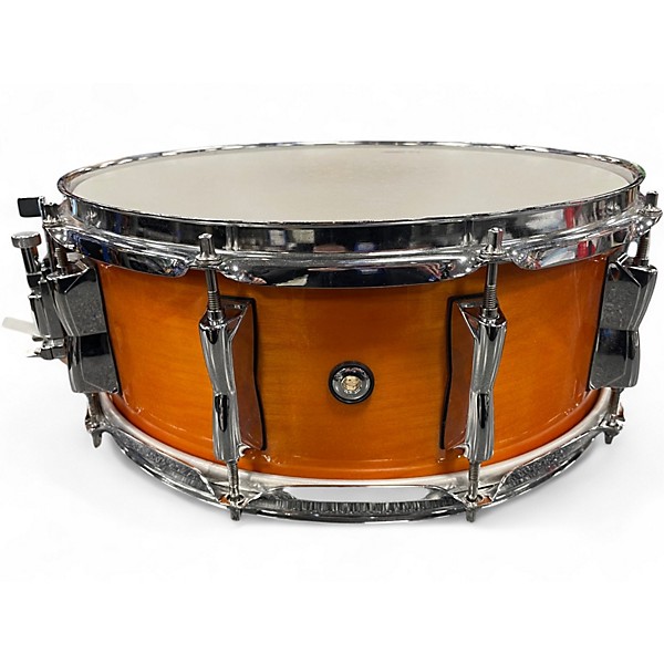 Used Yamaha 14X5.5 Stage Custom Snare Honey Amber Drum