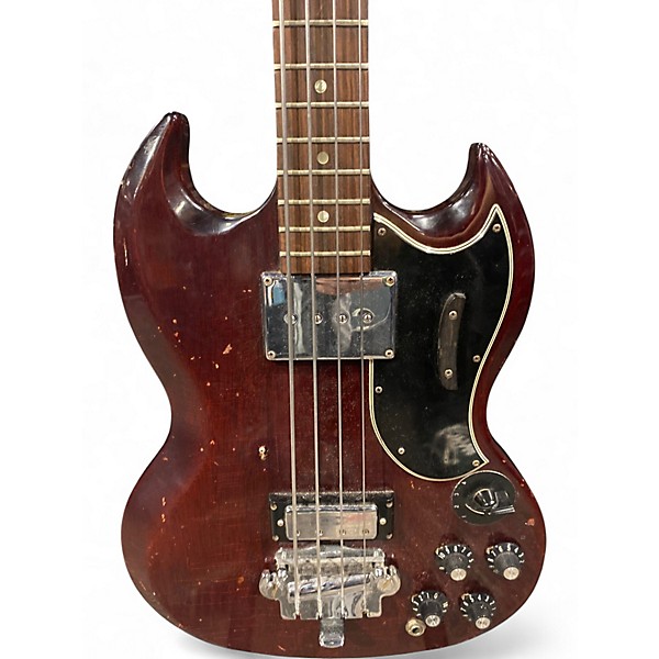 Vintage 1967 Gibson EB3 Wine Red Electric Bass Guitar