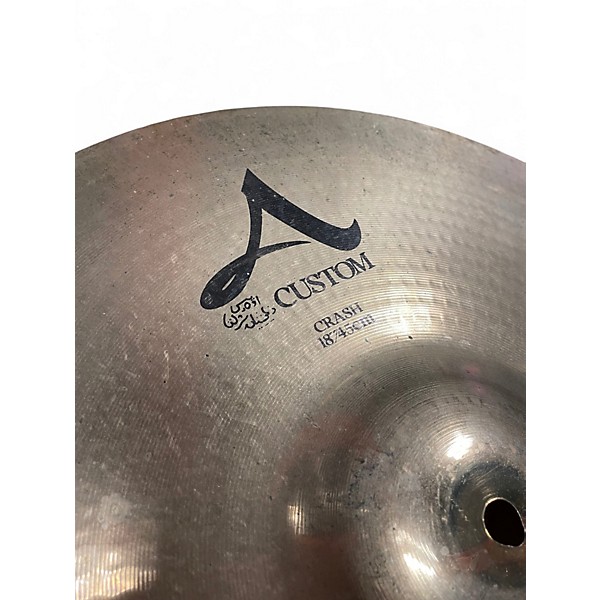 Used Zildjian 18in A CUSTOM CRASH Cymbal