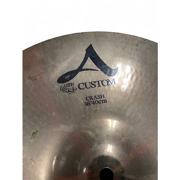 Used Zildjian 16in A Custom Crash Cymbal