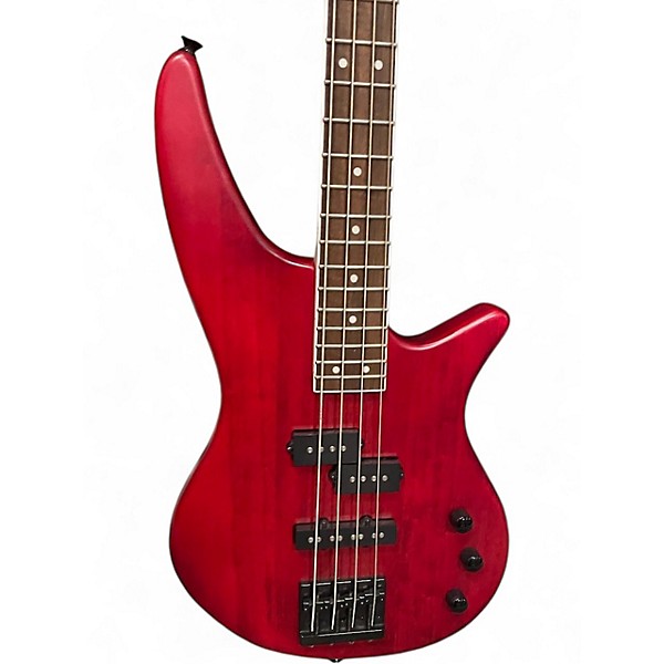 Used Jackson JS SPECTRA STAINED RED Electric Bass Guitar